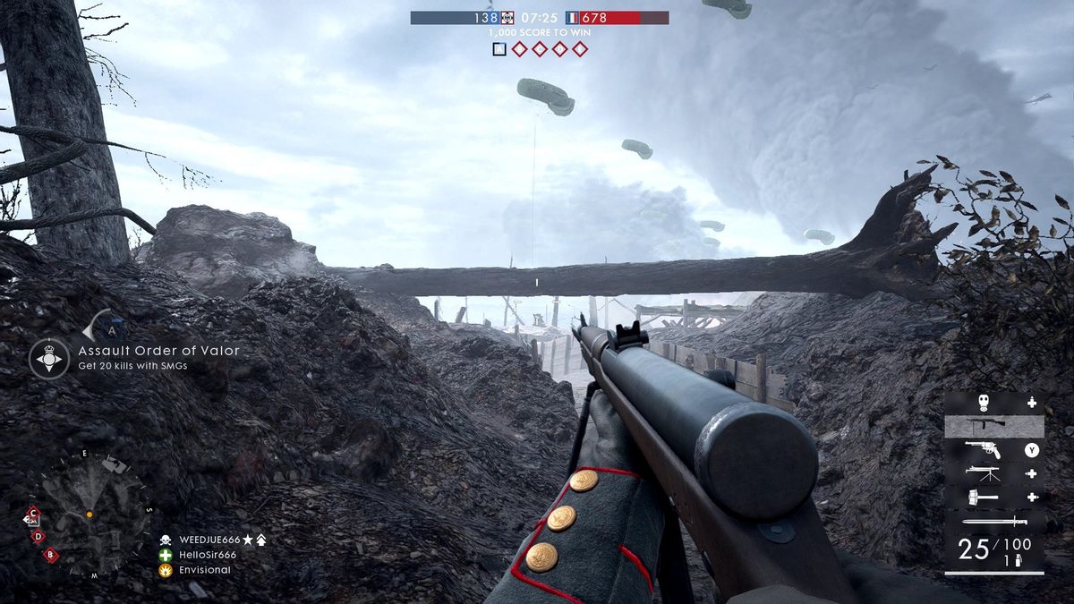Игровой процесс Battlefield 1