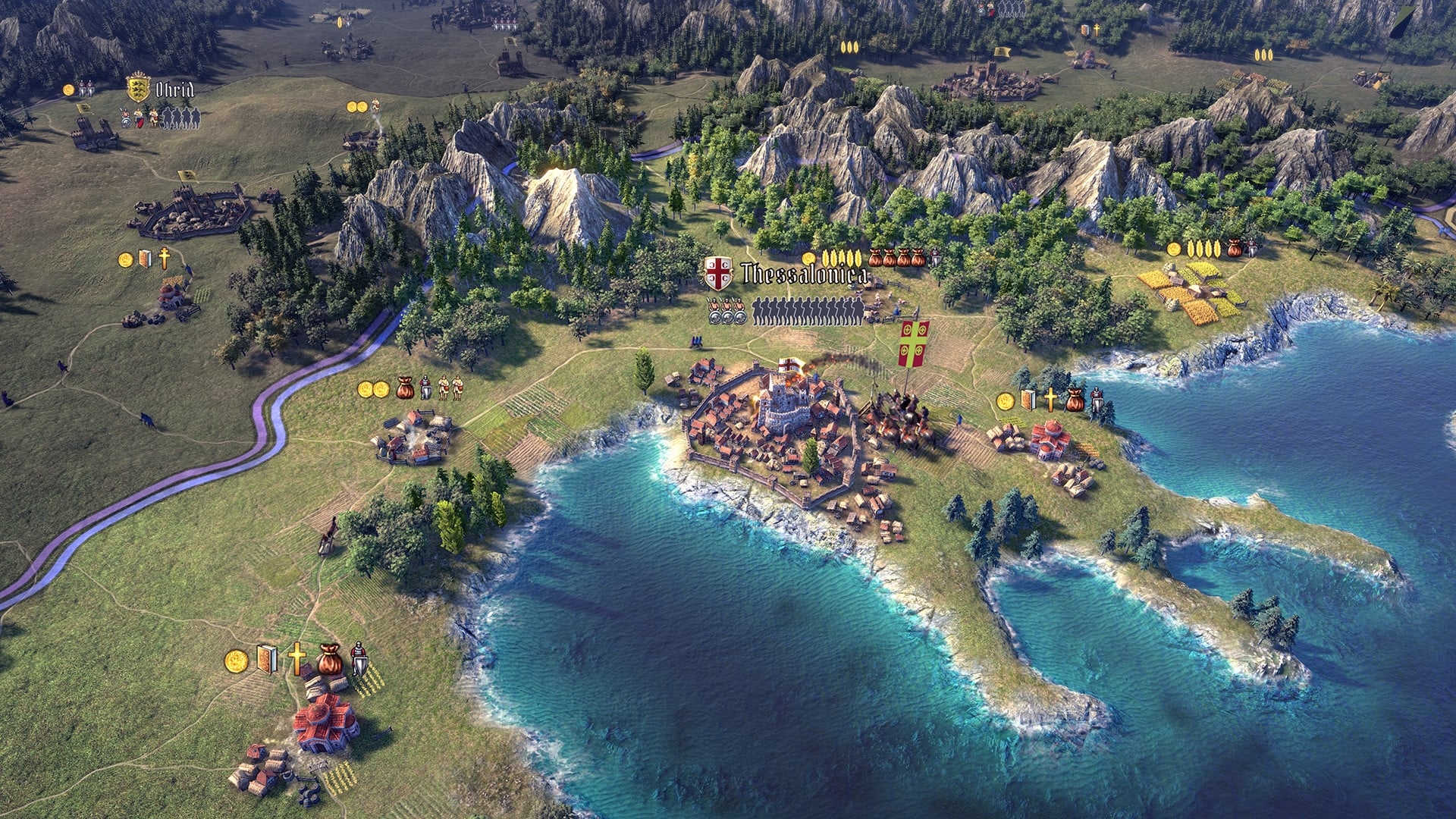 Геймплей Knights of Honor II: Sovereign