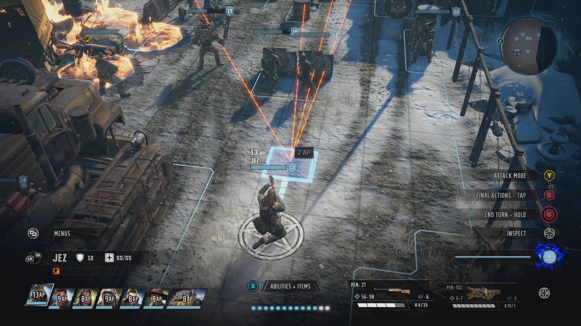 Геймплей Wasteland 3