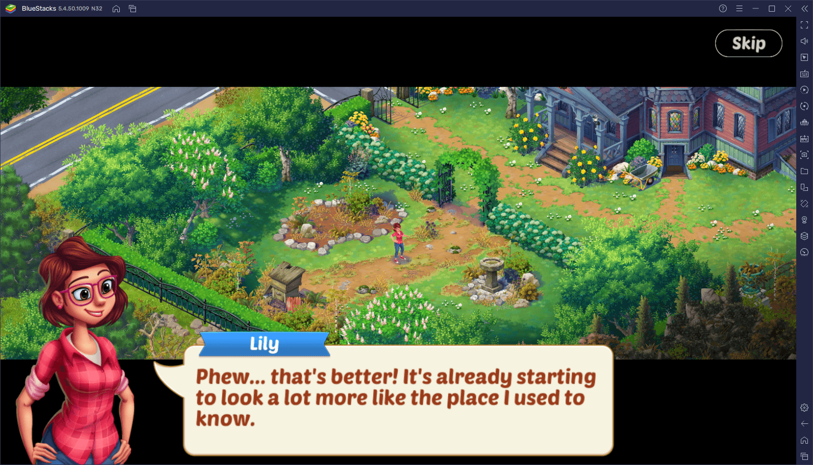 Скриншот игрового процесса Lily's Garden