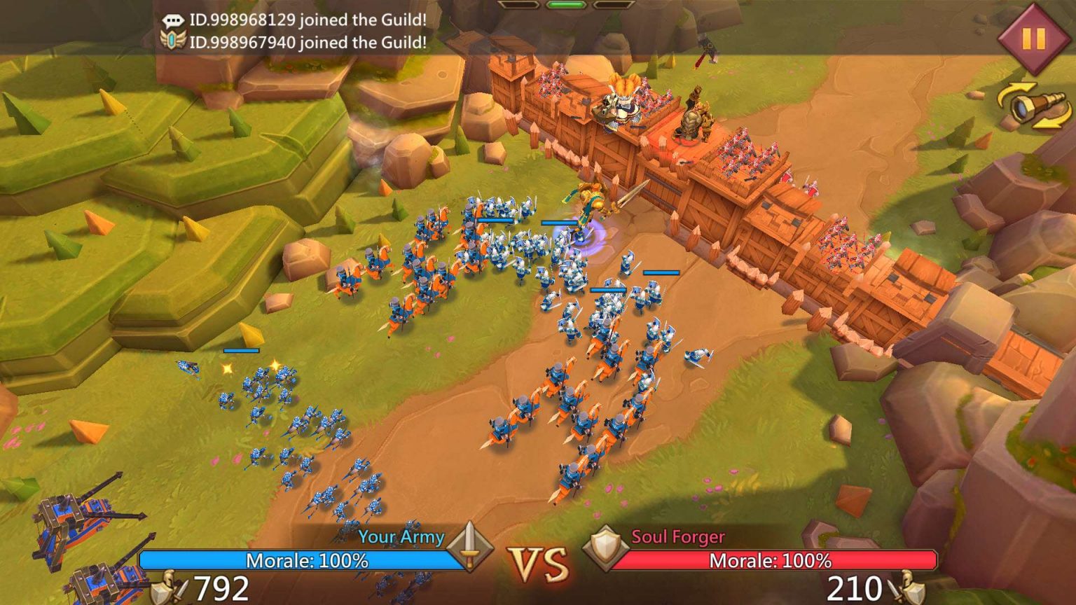 Геймплей Lords Mobile