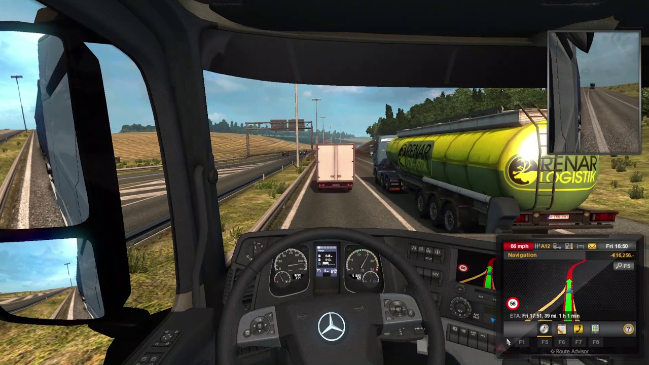Скриншот игры Euro Truck Simulator 2
