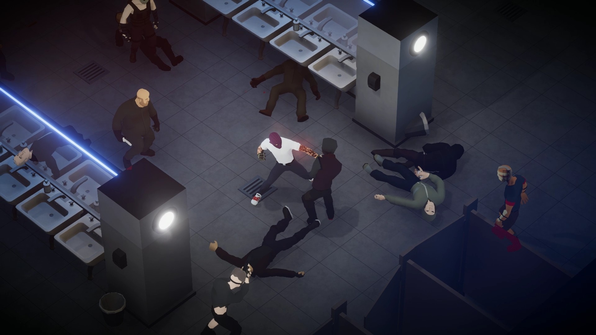 Геймплей Midnight Fight Express