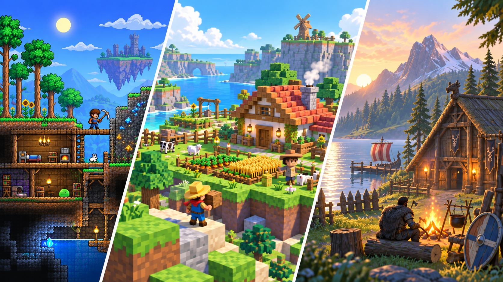 Игры, похожие на Minecraft