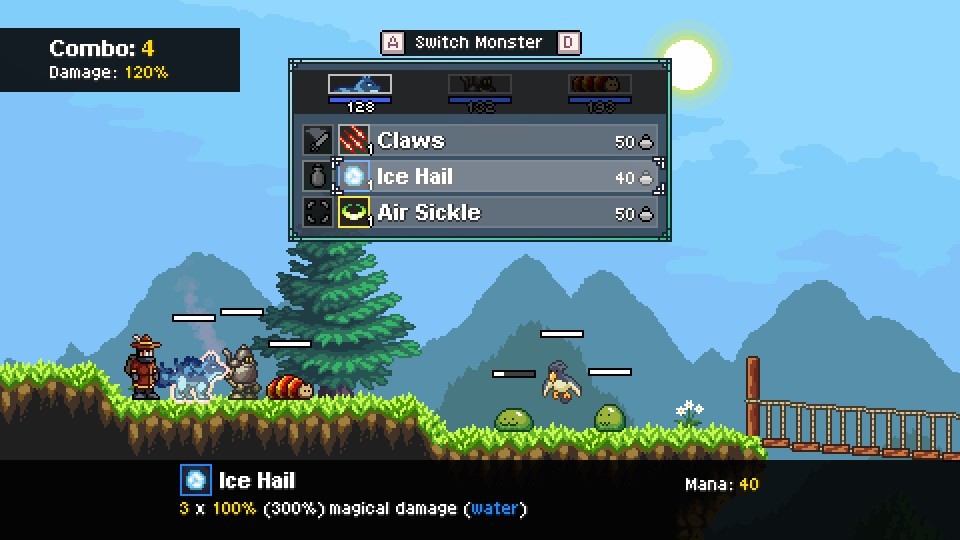 Геймплей Monster Sanctuary