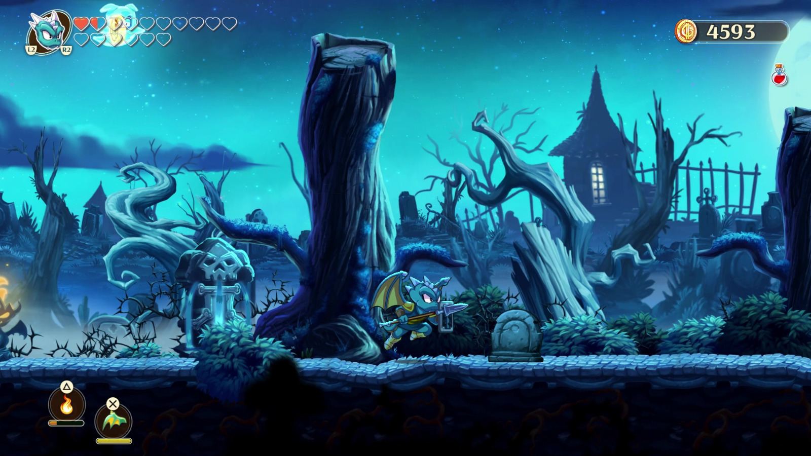 Геймплей Monster Boy and the Cursed Kingdom
