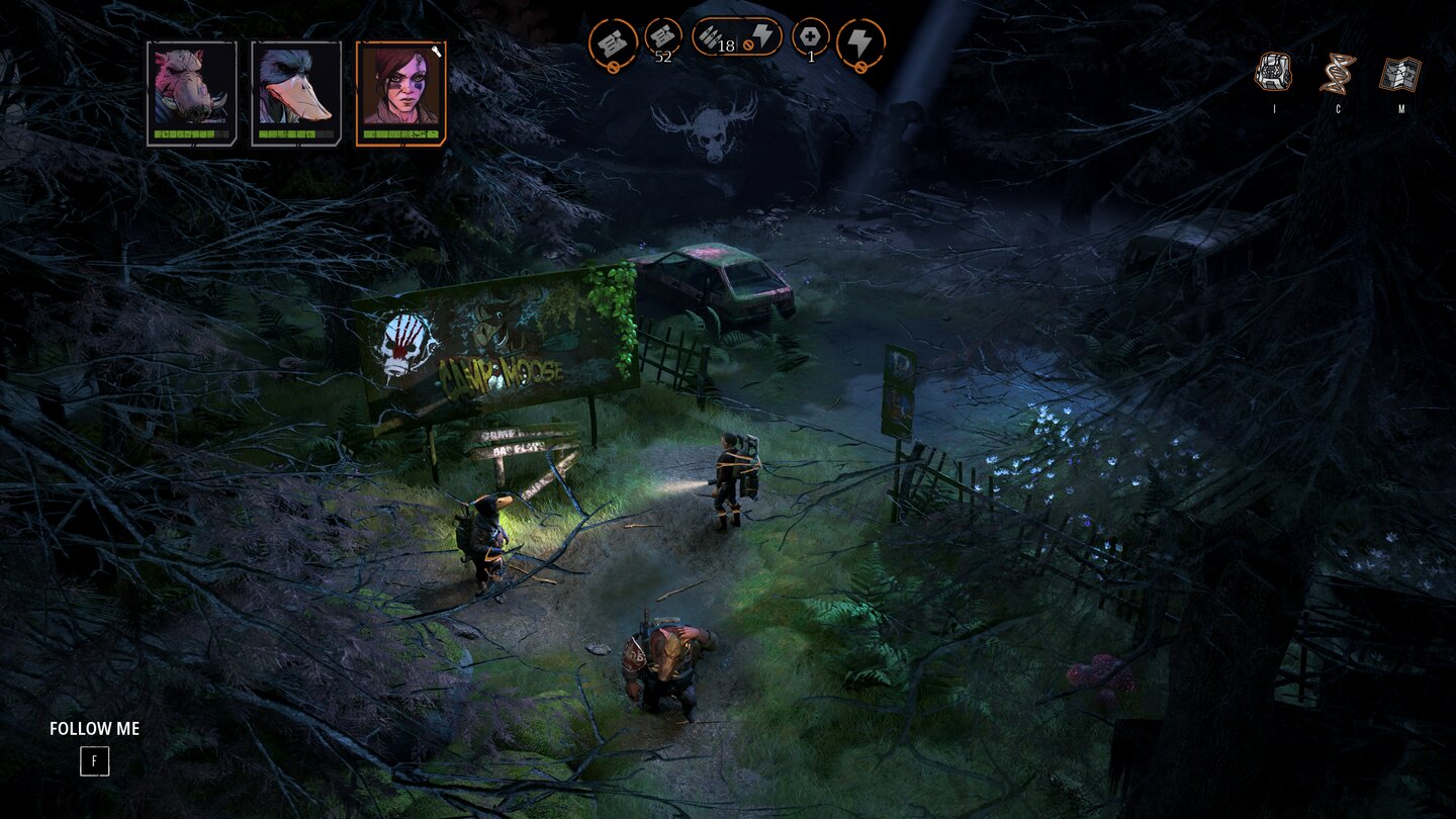 Геймплей Mutant Year Zero: Road to Eden