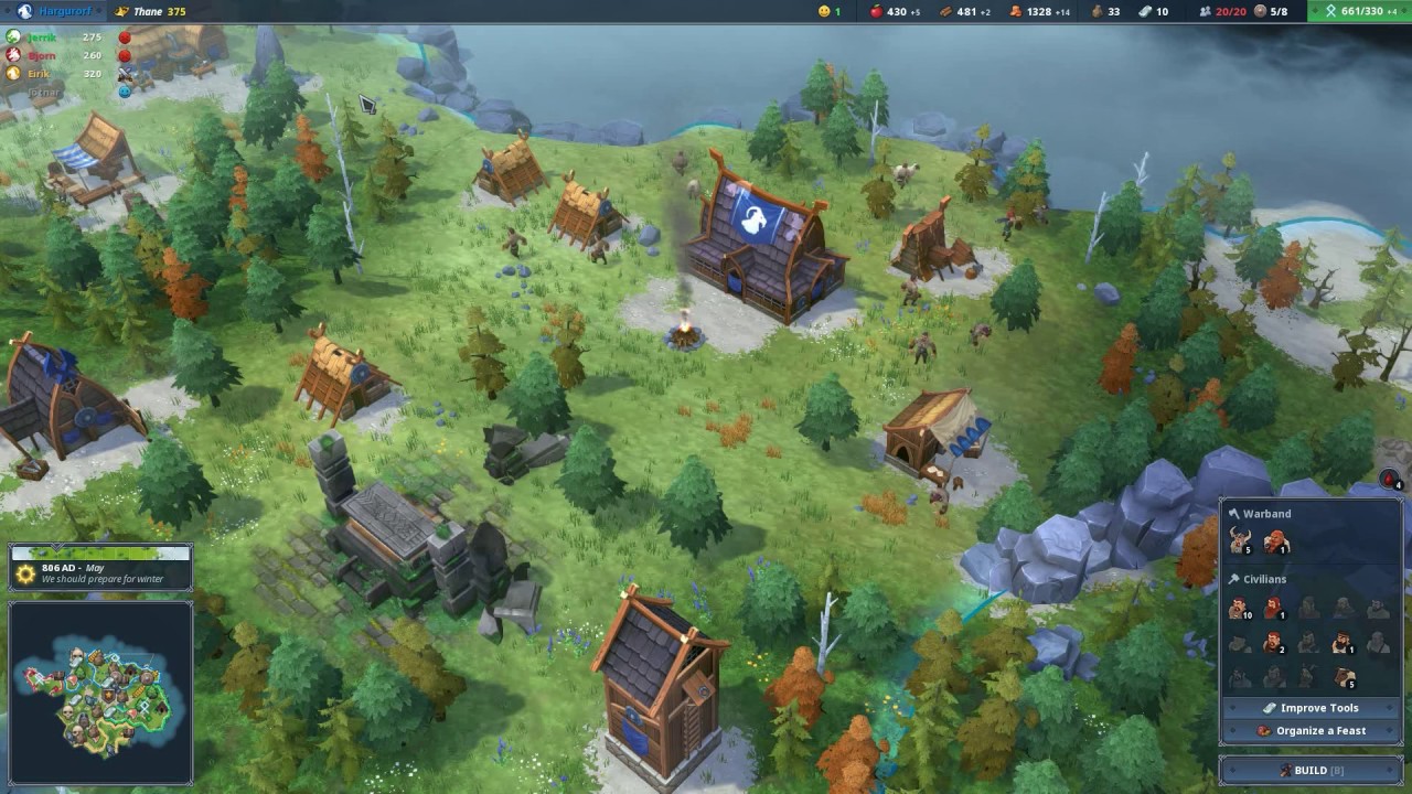 Northgard — игровой процесс