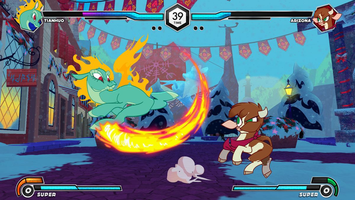 Геймплей Them's Fightin' Herds