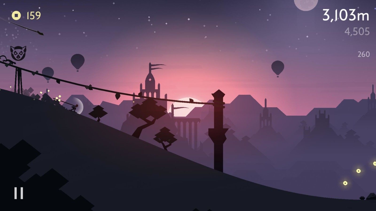 Игровой процесс Alto’s Odyssey
