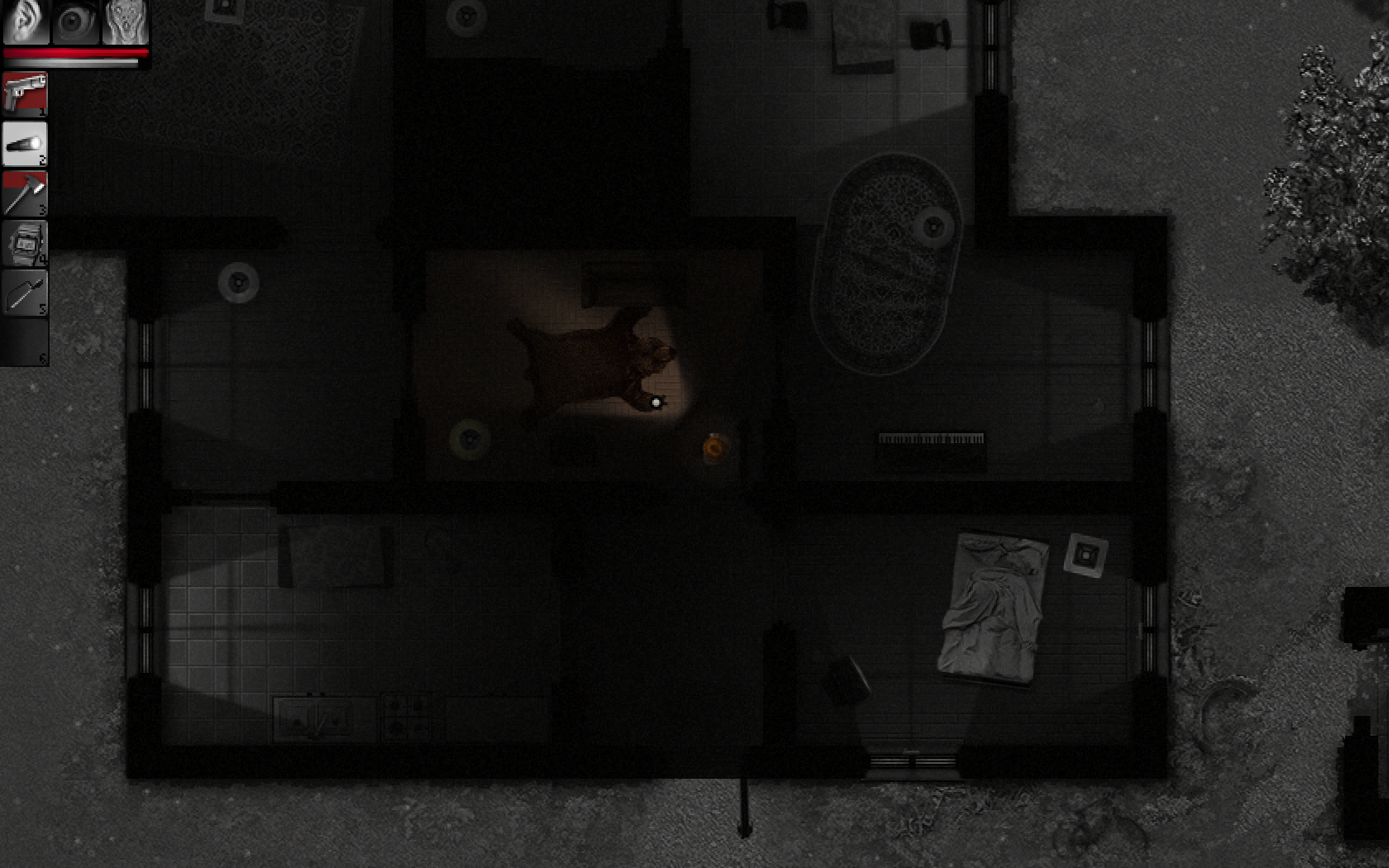 Скриншот игрового процесса Darkwood