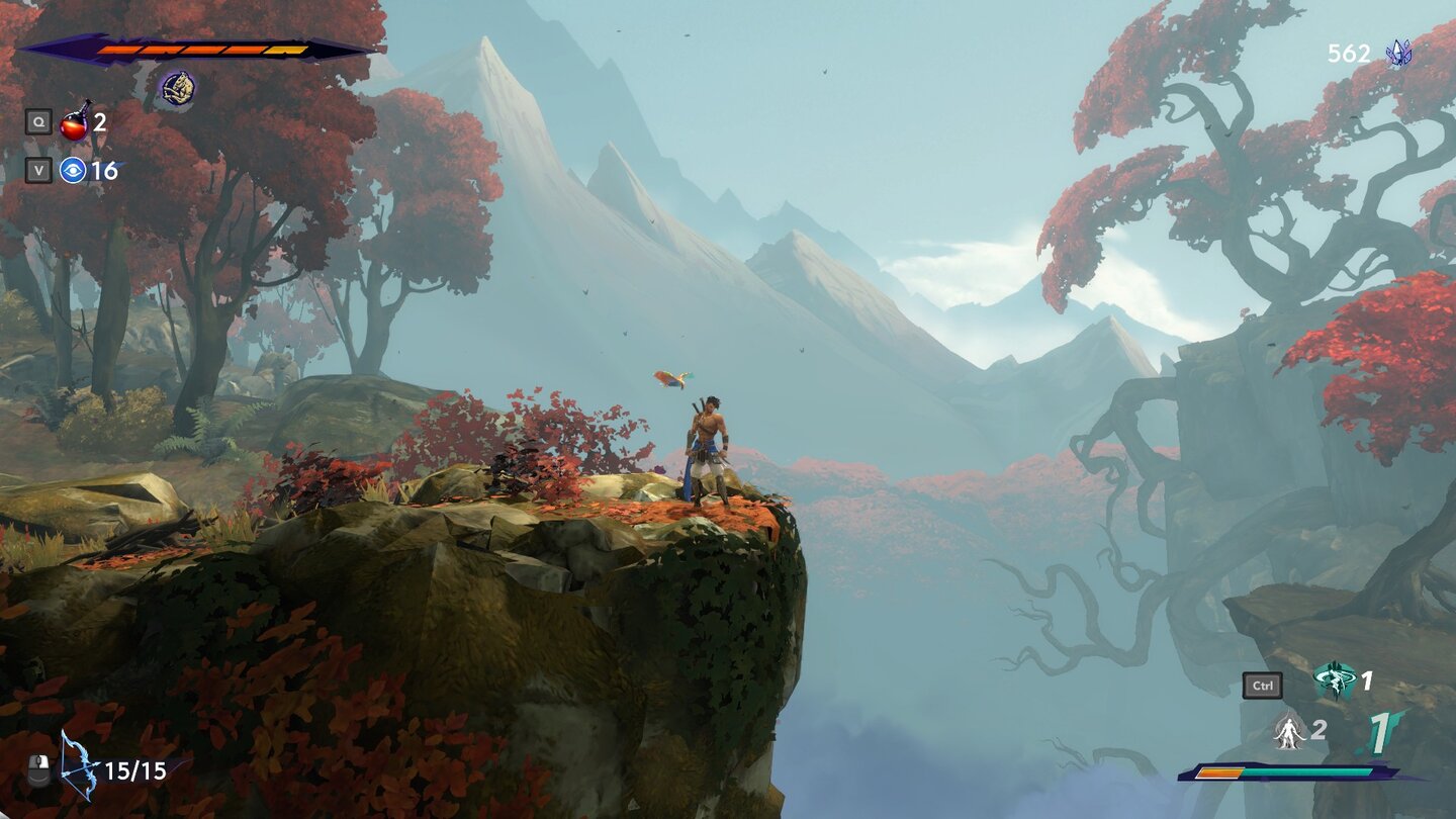 Скриншот игрового процесса Prince of Persia: The Lost Crown