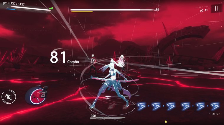 Игровой процесс Punishing: Gray Raven: сражение с боссом