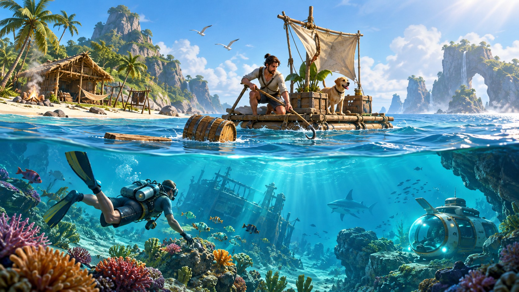 Игры, похожие на Raft