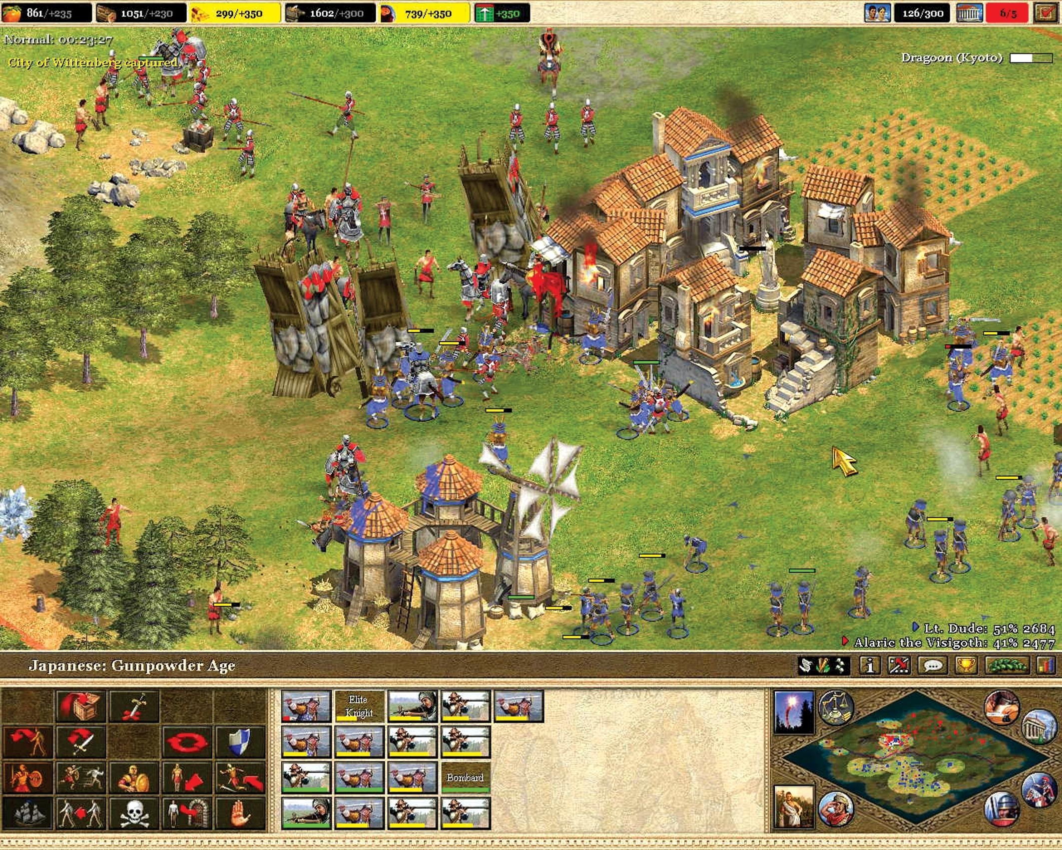 Штурм города в Rise of Nations