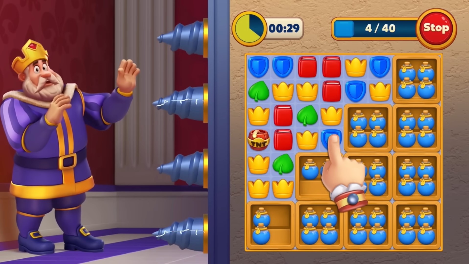 Скриншот игрового процесса Royal Match