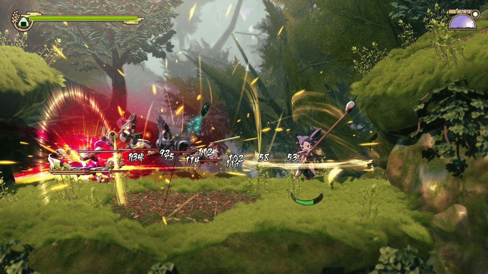 Игровой процесс Sakuna Of Rice and Ruin