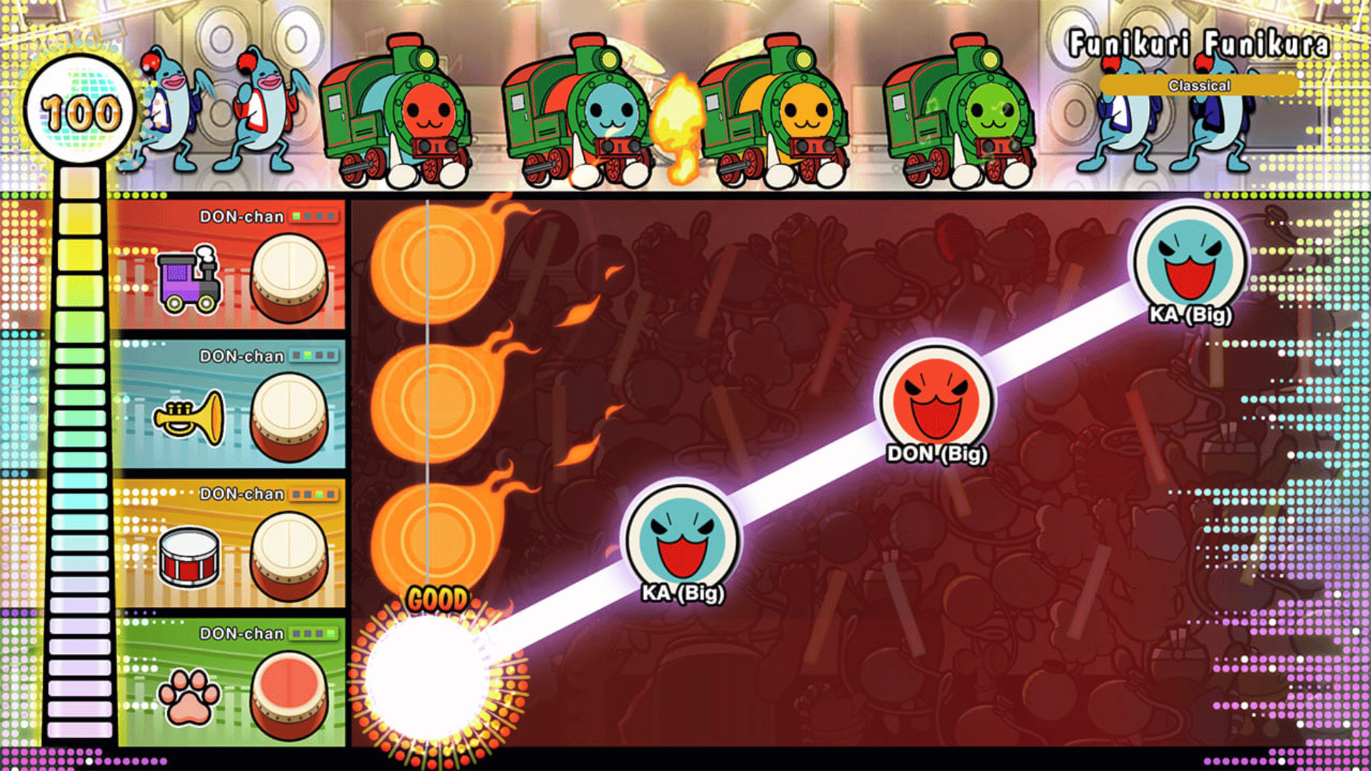 Геймплей Taiko no Tatsujin: Rhythm Festival