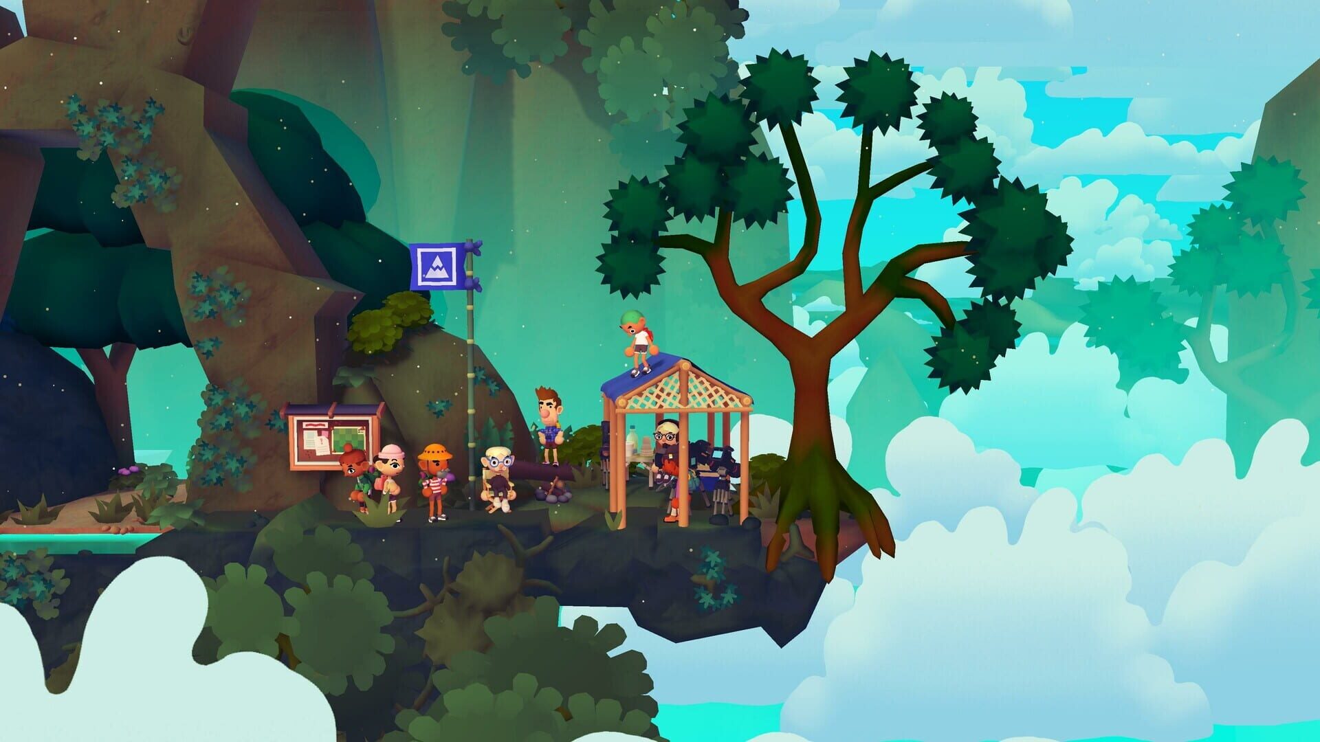 Скриншот игрового процесса Surmount A Mountain Climbing Adventure