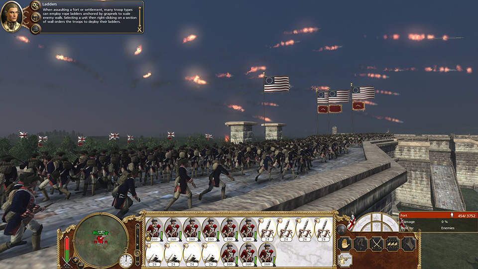 Штурм укрепления в Empire: Total War