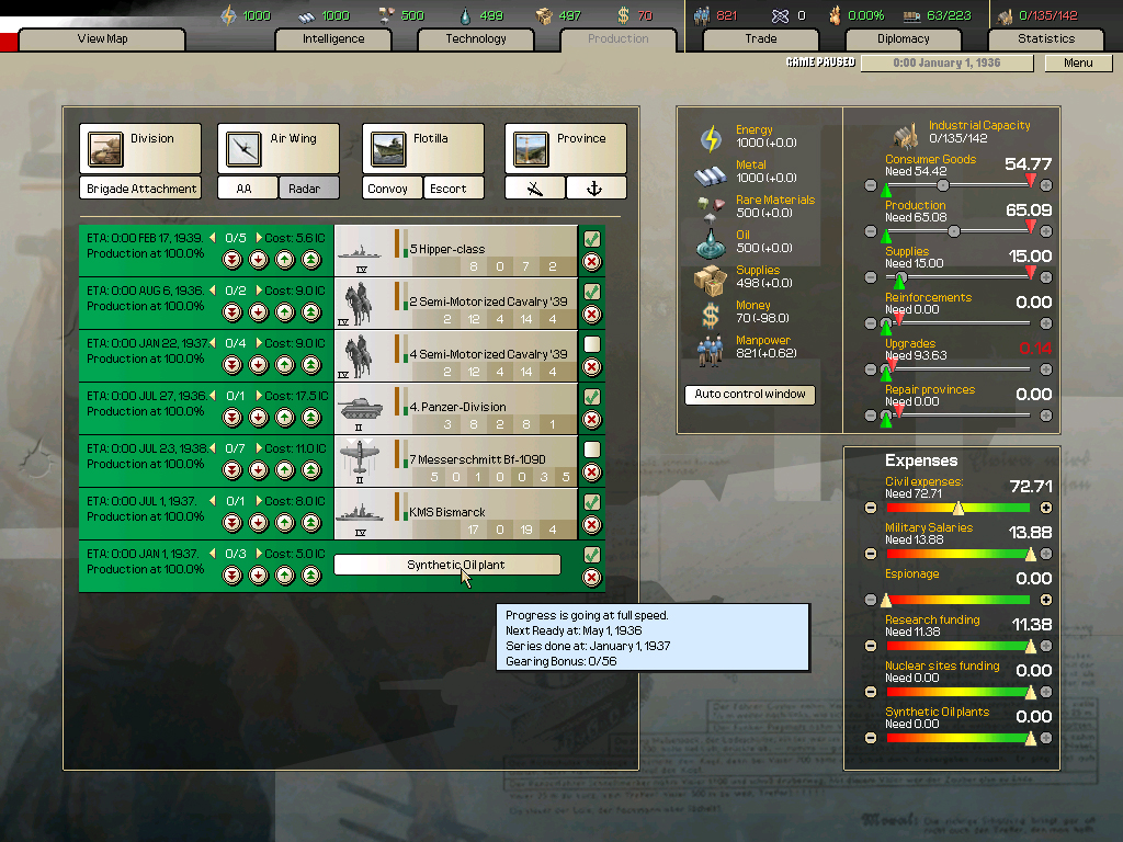 Игровой процесс Arsenal of Democracy