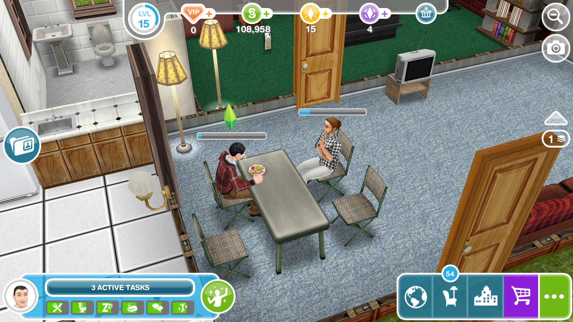 Геймплей The Sims FreePlay