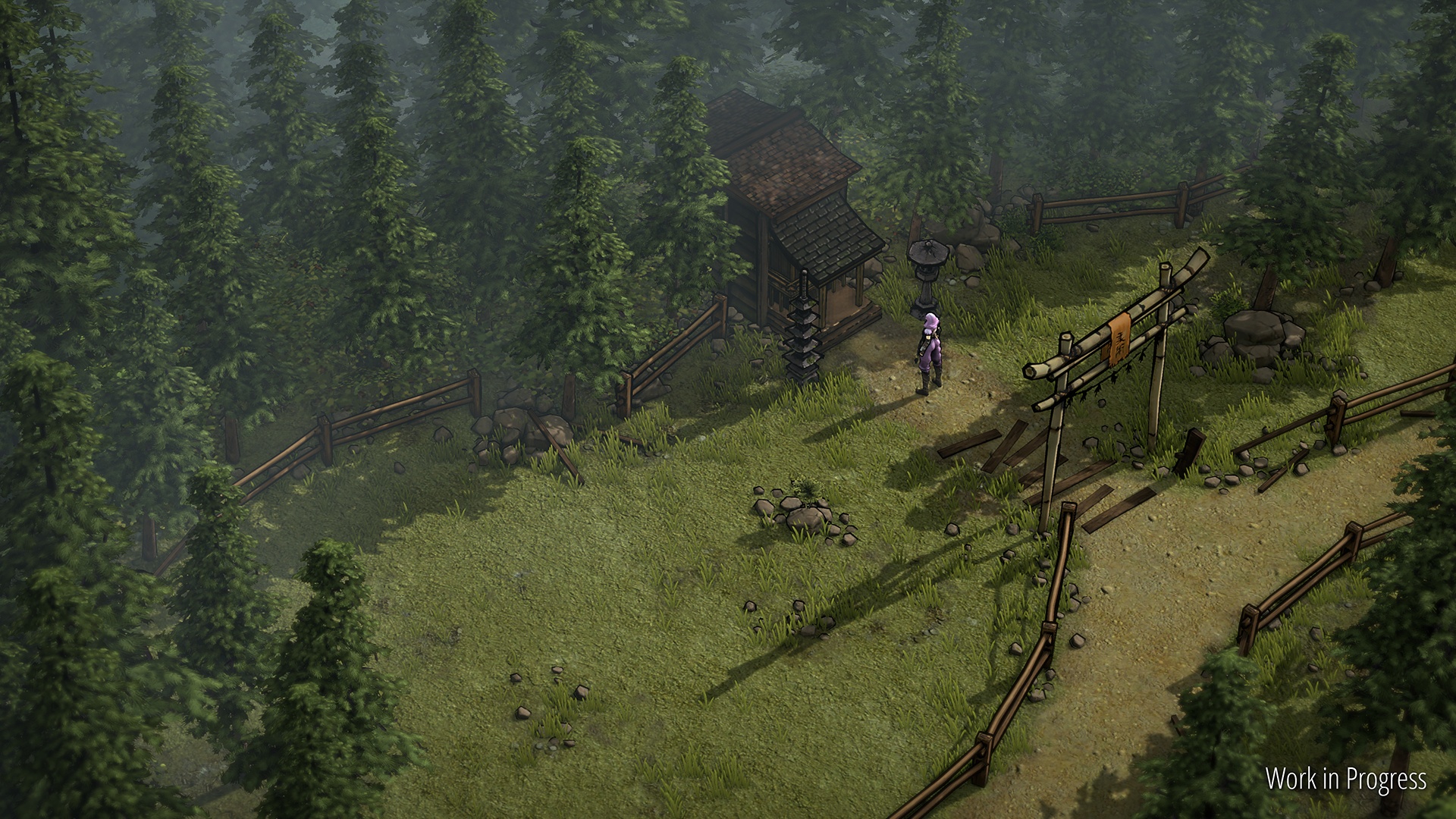 Игровой процесс Shadow Tactics: Aiko's Choice