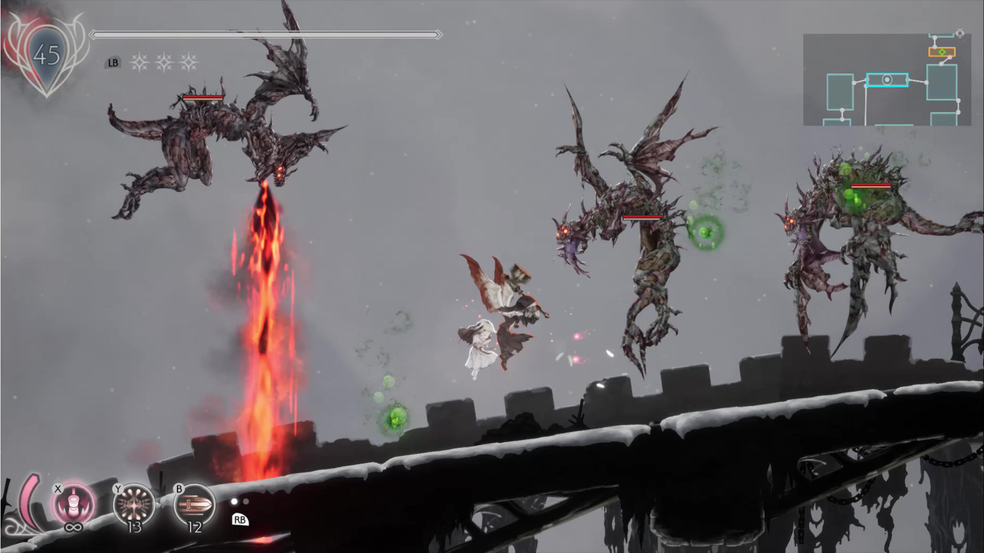 ENDER LILIES: Quietus of the Knights — игровой процесс