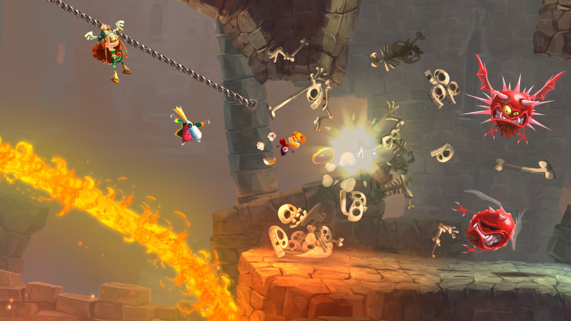 Скриншот игрового процесса Rayman Legends