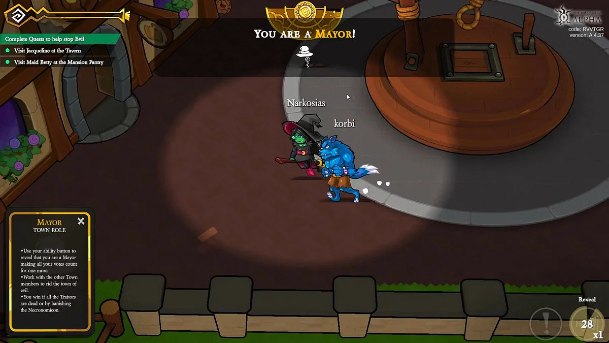 Геймплей Traitors in Salem