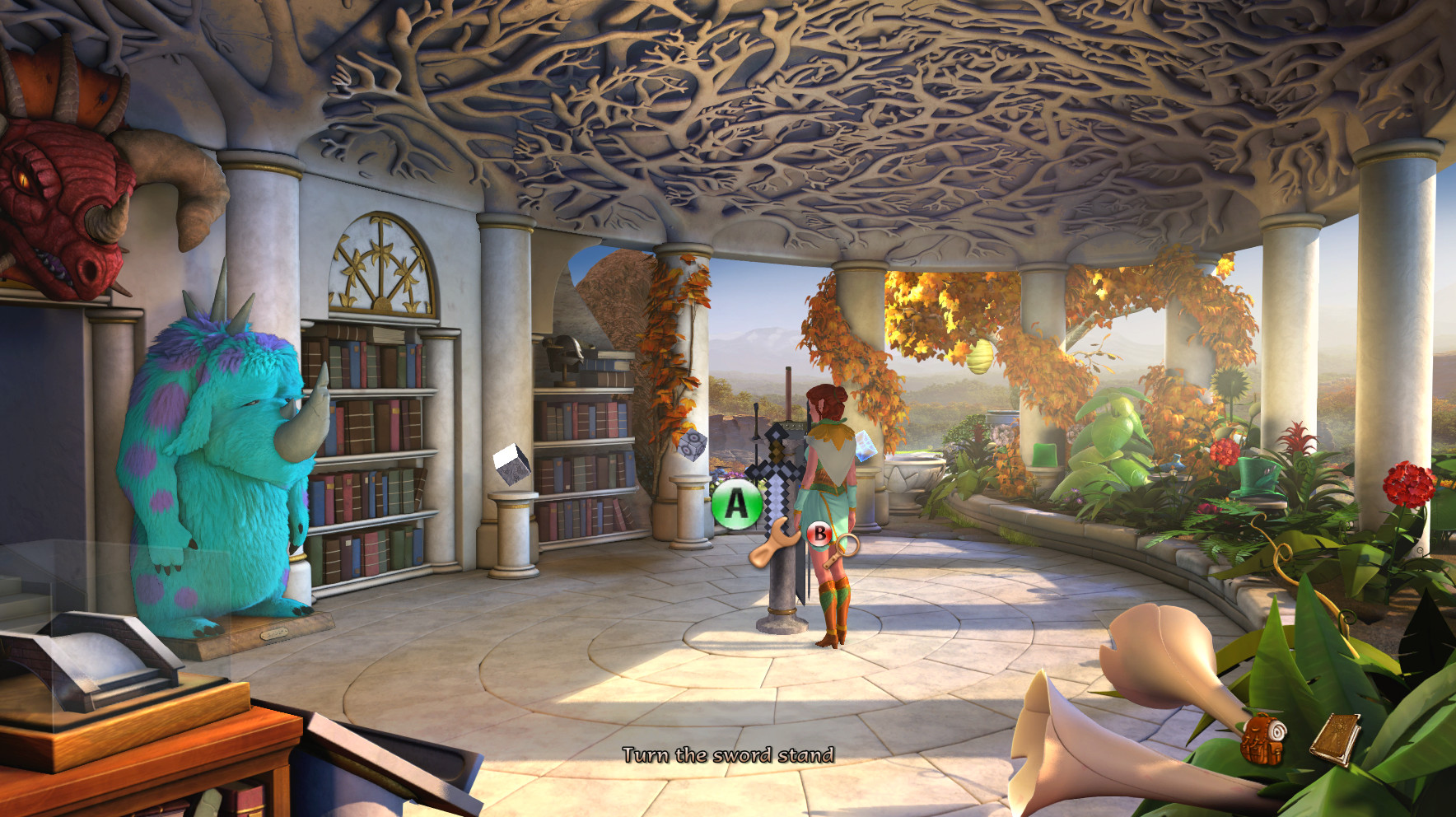 Скриншот игрового процесса The Book of Unwritten Tales 2
