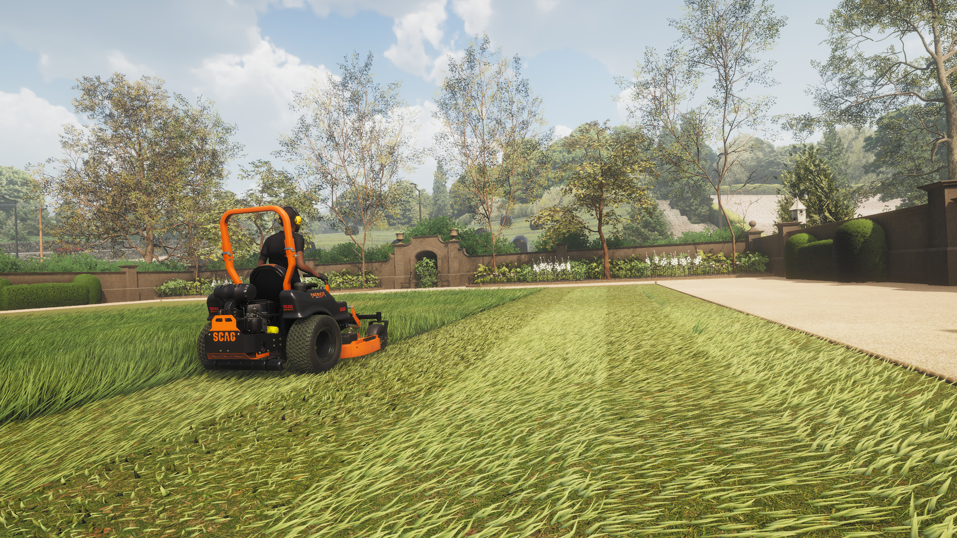 Lawn Mowing Simulator — игровой процесс