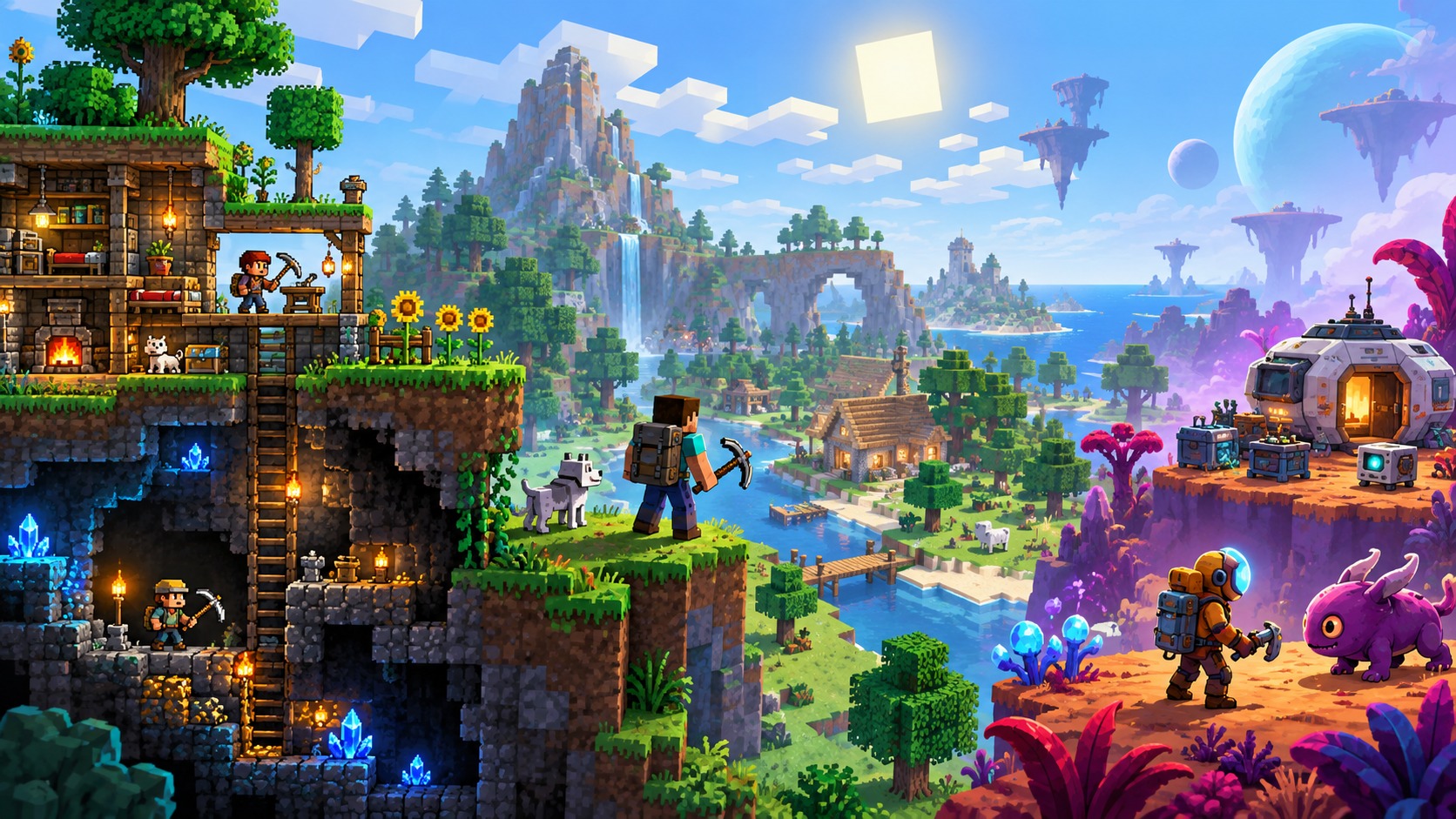Игры, похожие на Terraria на андроид