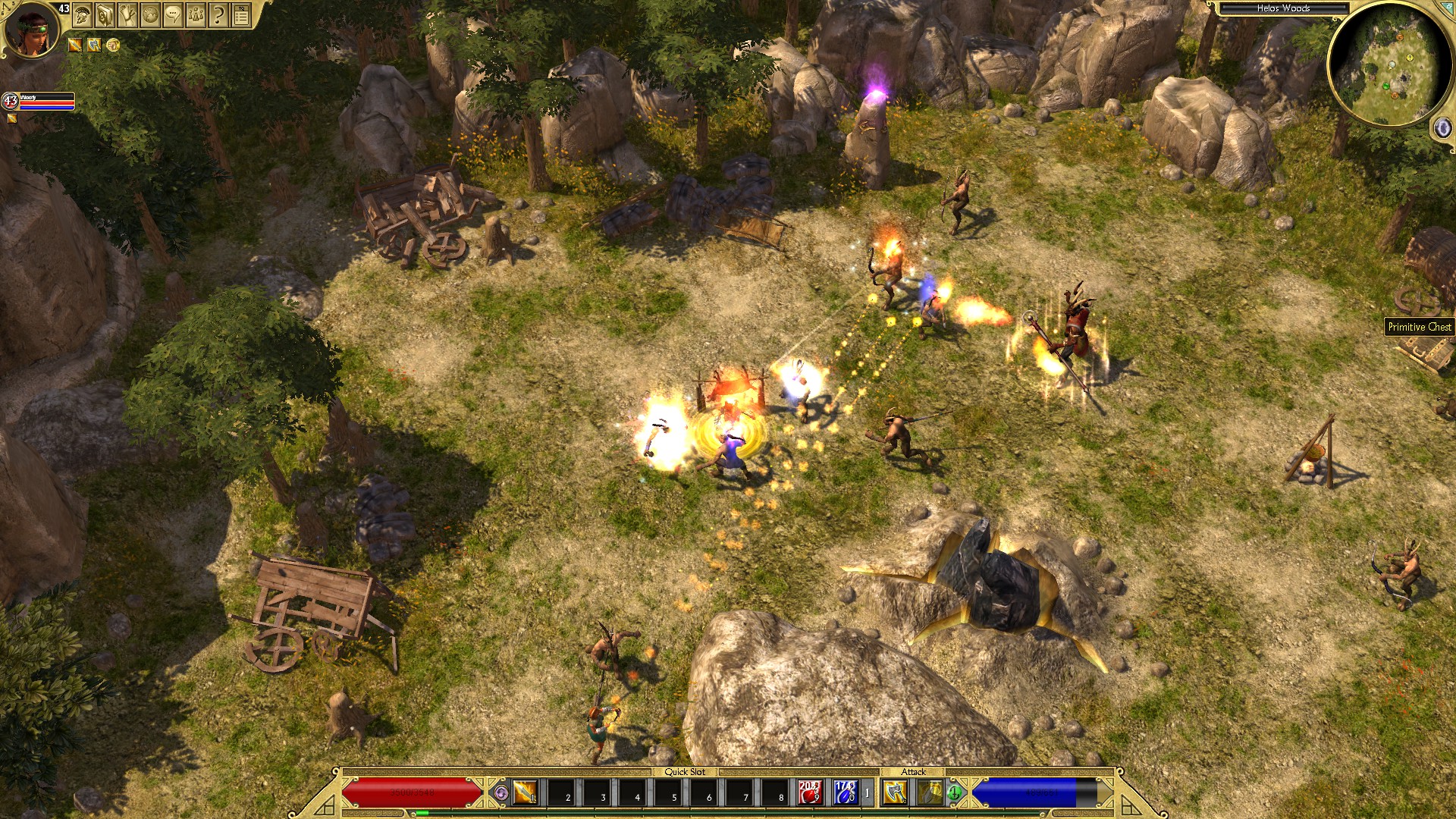 Геймплей Titan Quest Anniversary Edition