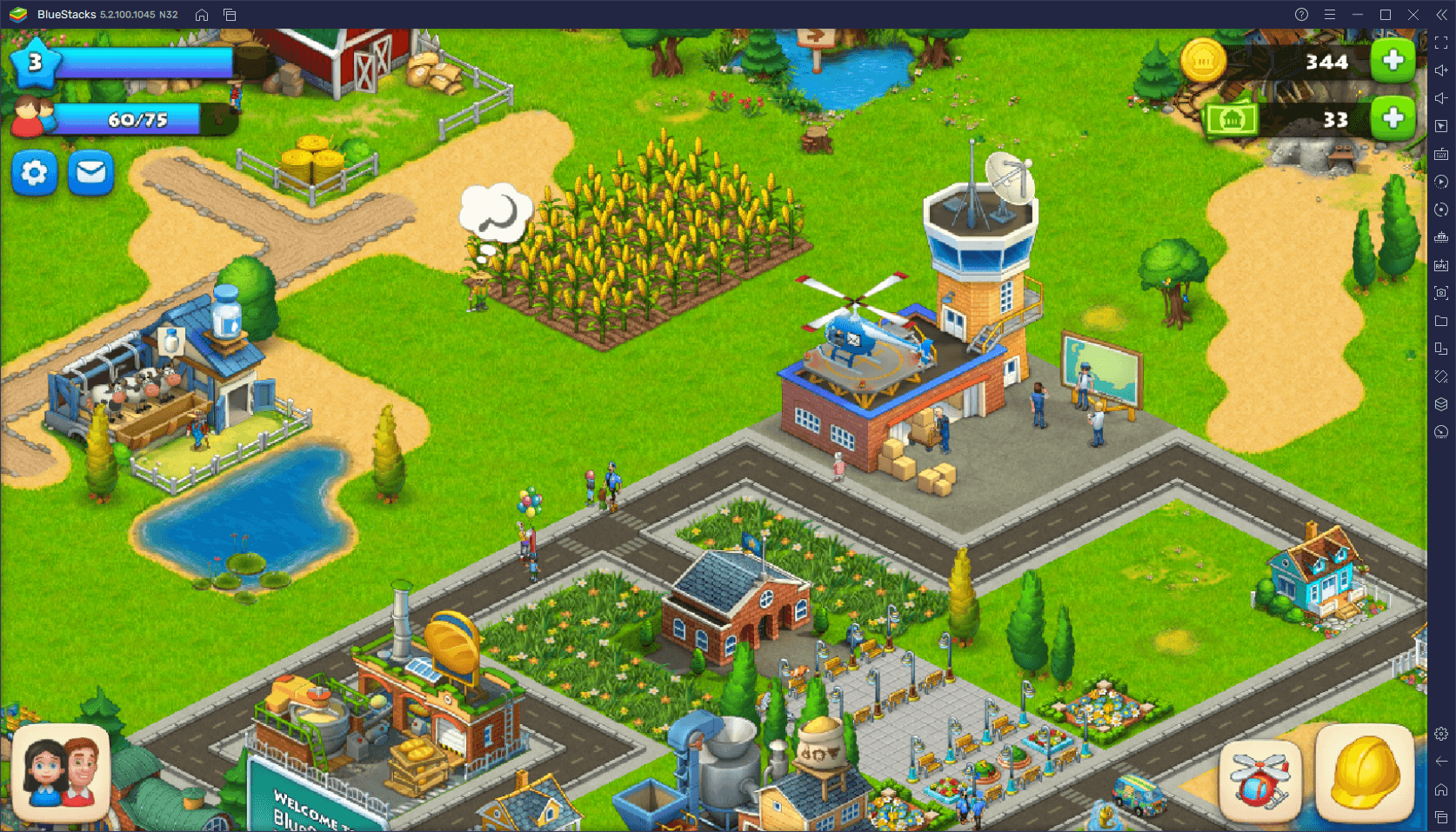 Скриншот игрового процесса Township