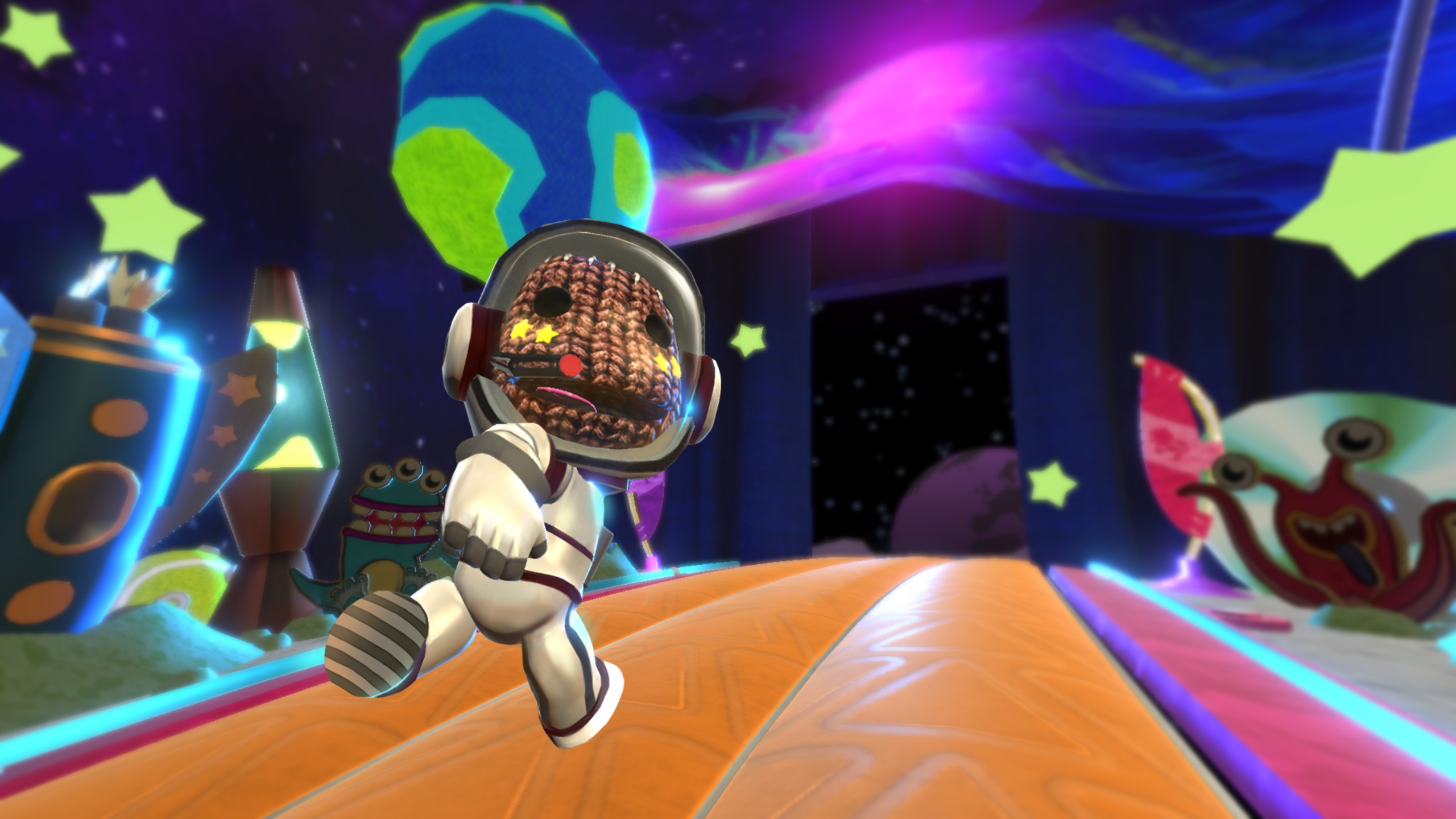 Игровой процесс Run Sackboy! Run!