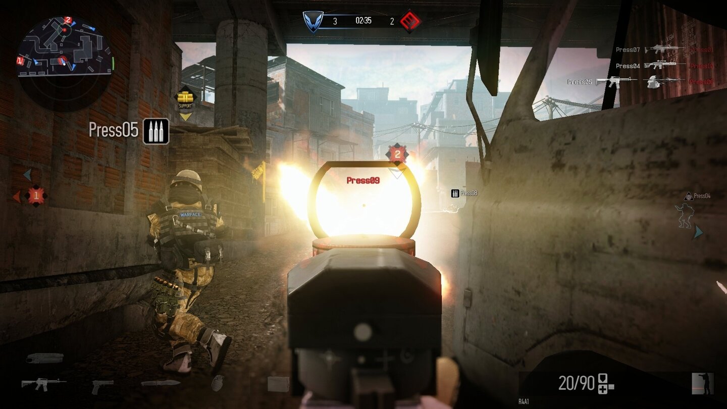 Игровой процесс Warface