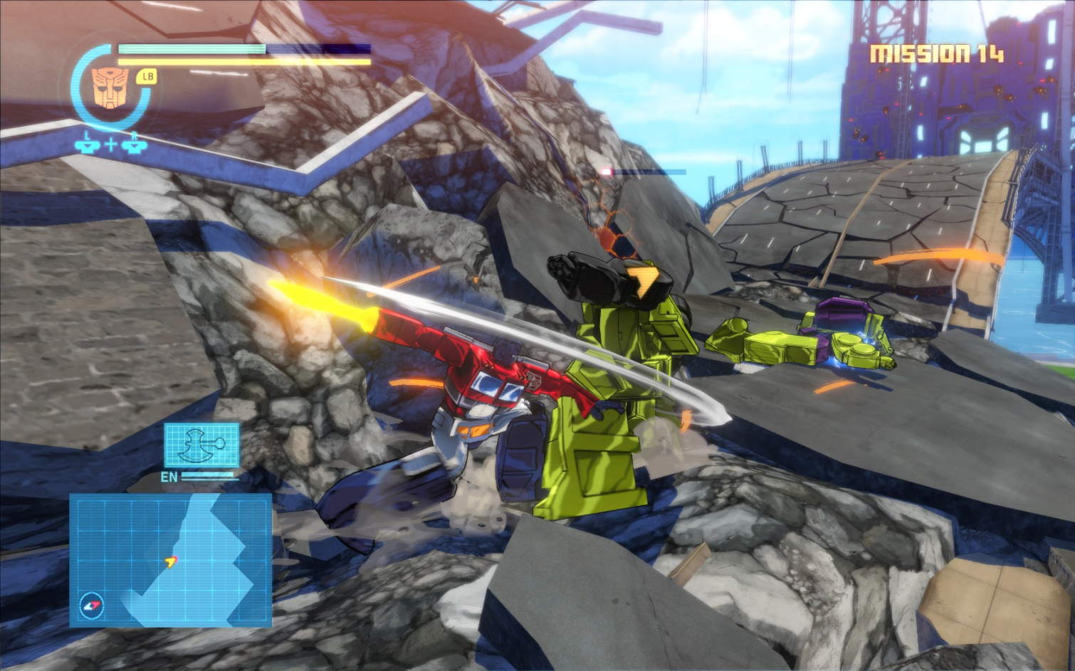 Геймплей Transformers Devastation