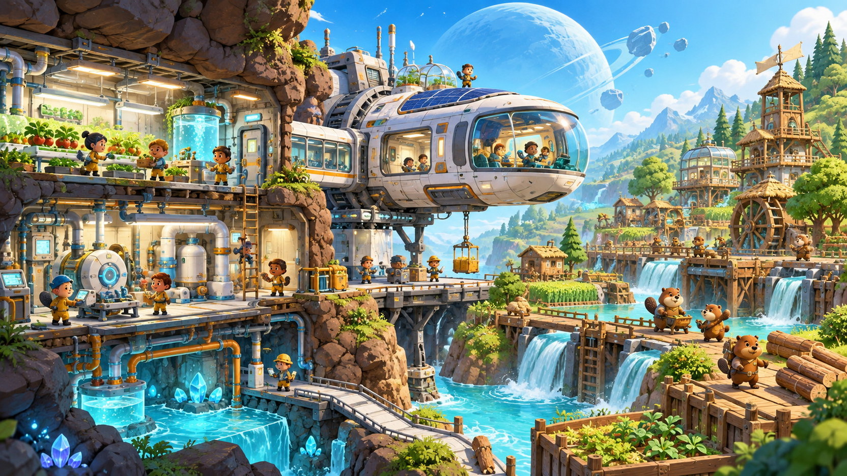 Игры, похожие на Oxygen Not Included