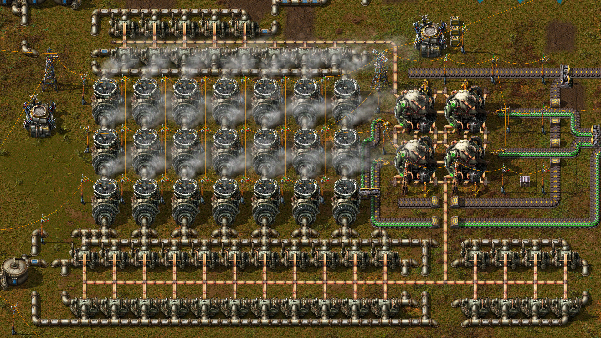 Скриншот игрового процесса Factorio