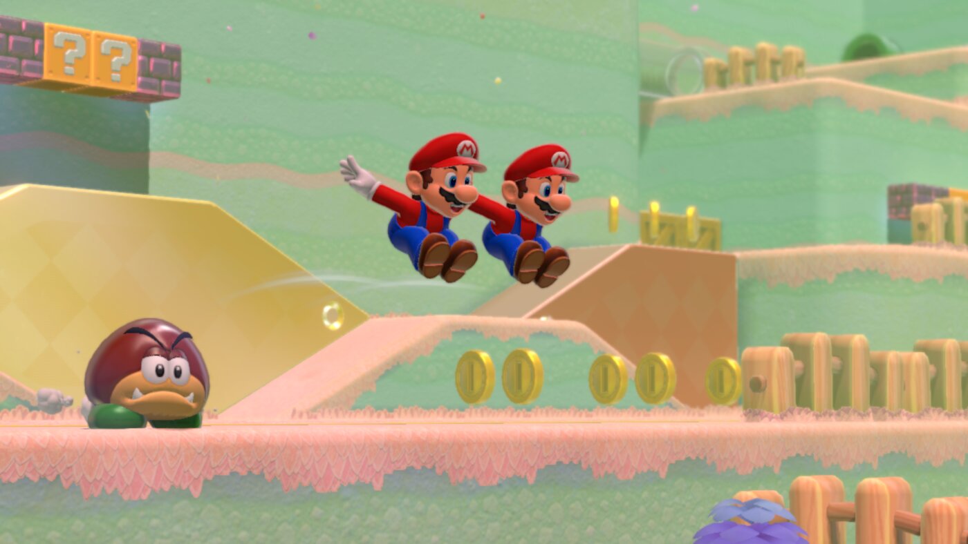 Геймплей Super Mario 3D World + Bowser’s Fury