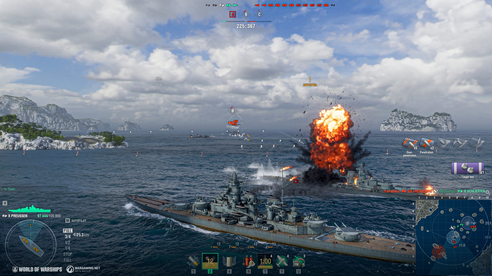 Игровой процесс World of Warships