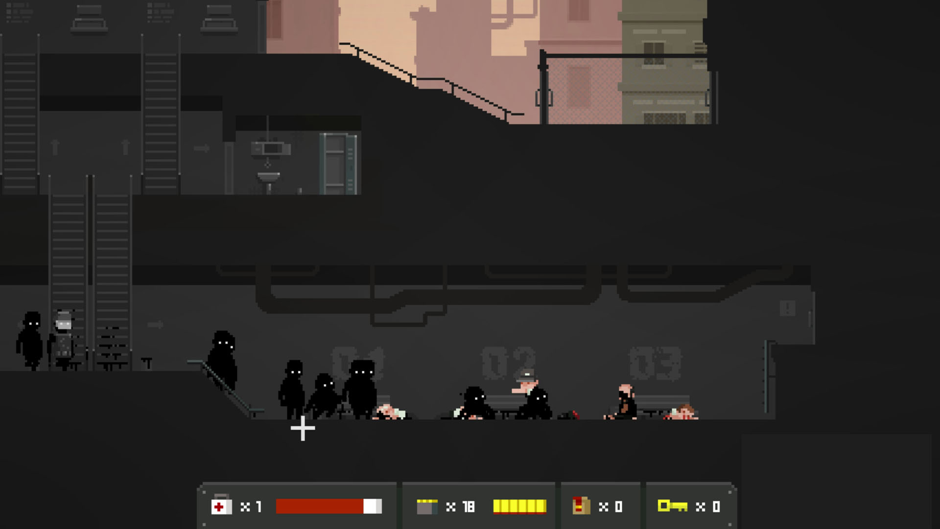 Игровой процесс The Final Station: бой с заражёнными в заброшенном здании