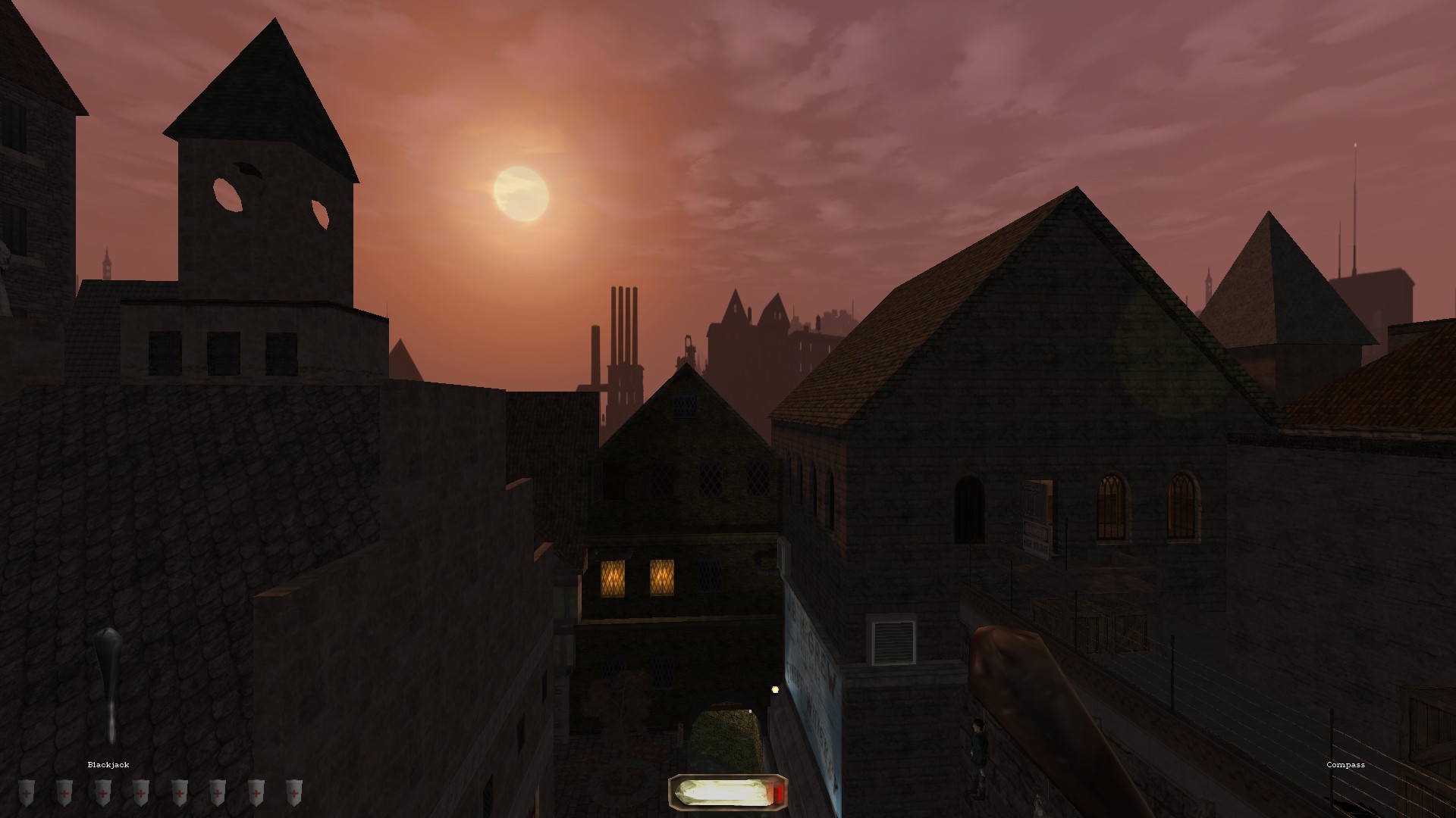 Исследование городских крыш в Thief II: The Metal Age
