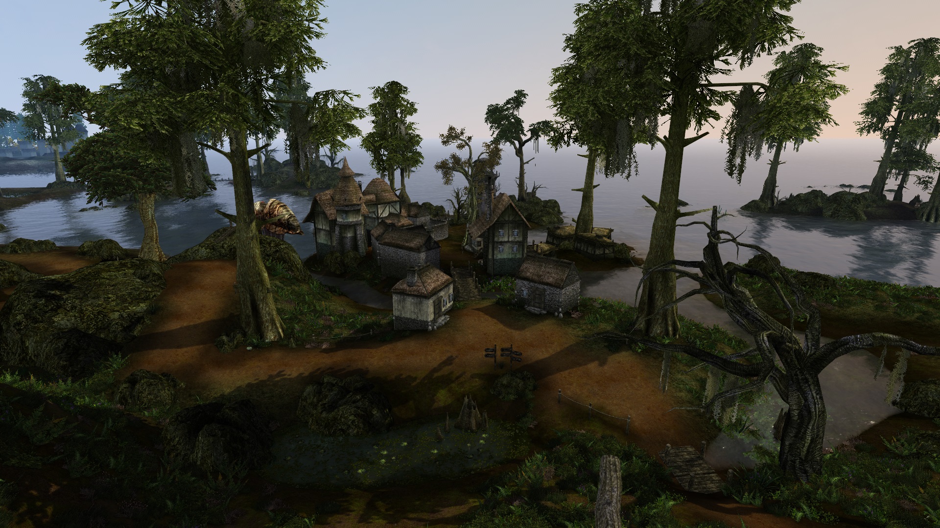 The Elder Scrolls III: Morrowind — вид на Сейда Нин