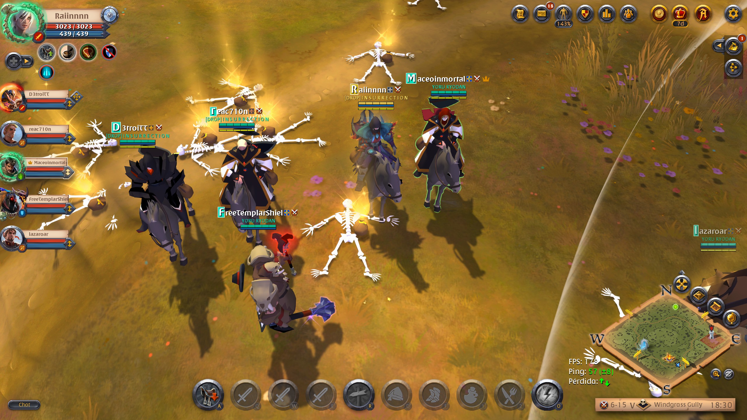 Групповое путешествие в Albion Online