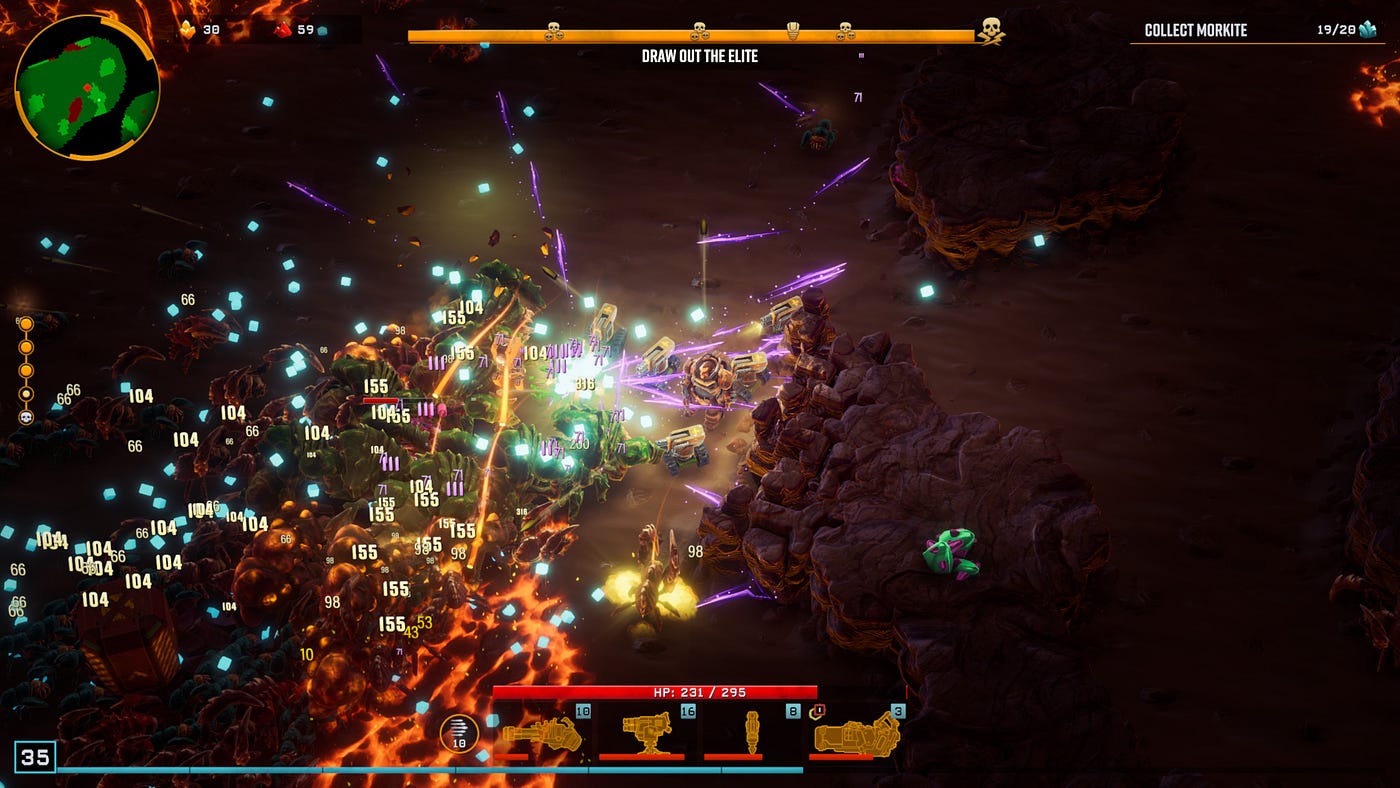 Игровой процесс Deep Rock Galactic: Survivor