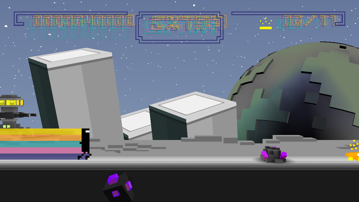 Игровой процесс BIT.TRIP RUNNER