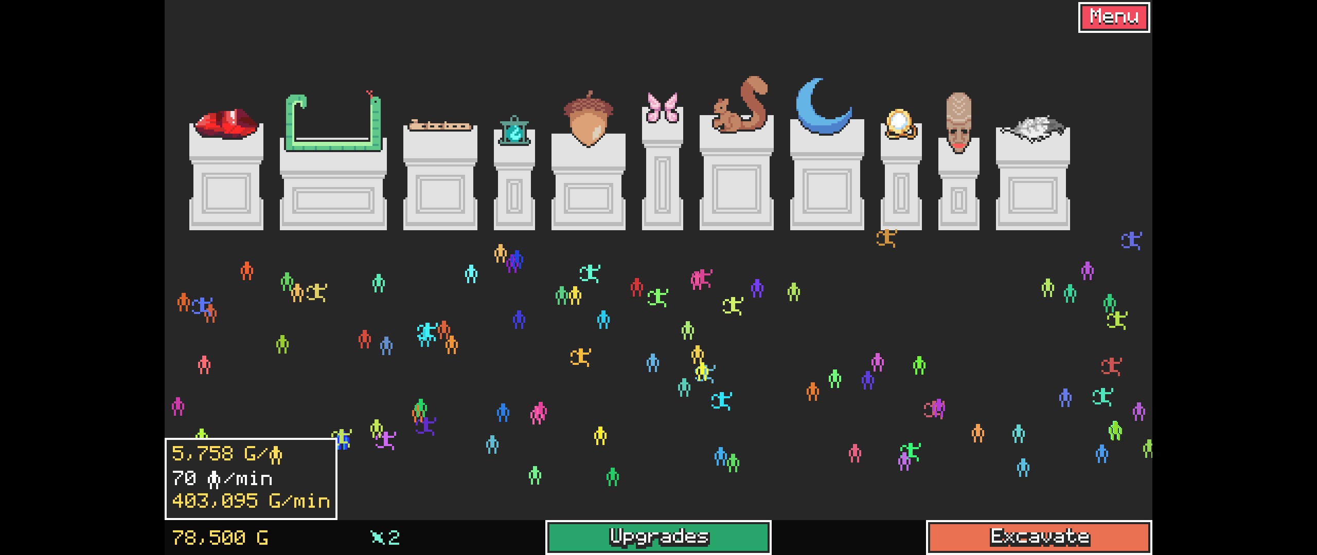 Игровой процесс Digseum