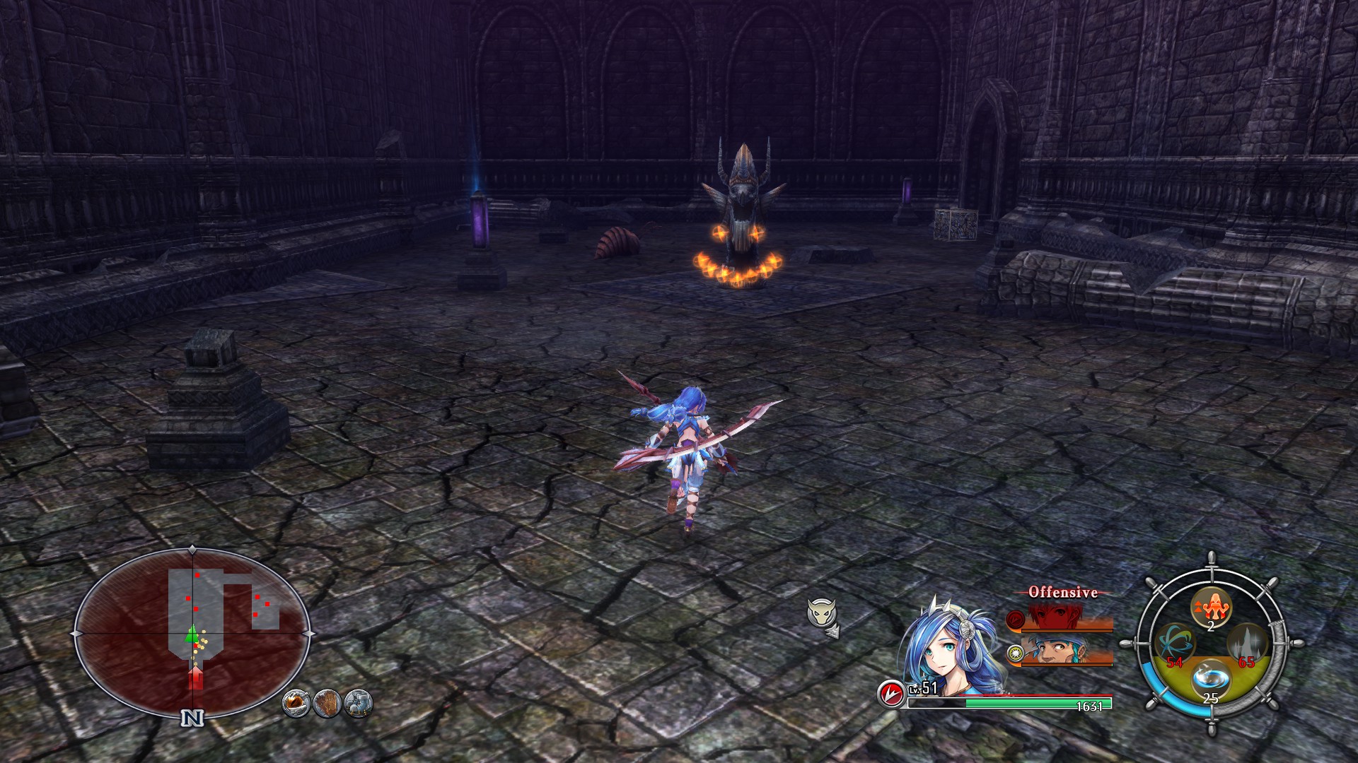 Бой в подземелье Ys VIII: Lacrimosa of Dana